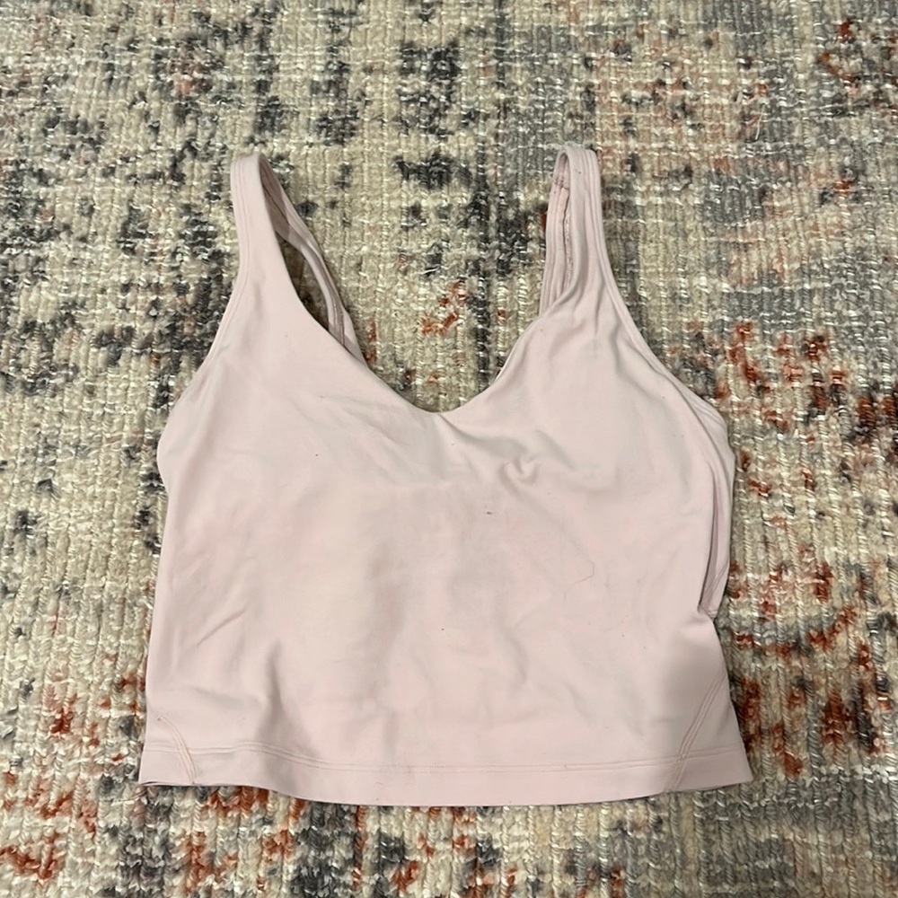 Lulu lemon align tank light pink